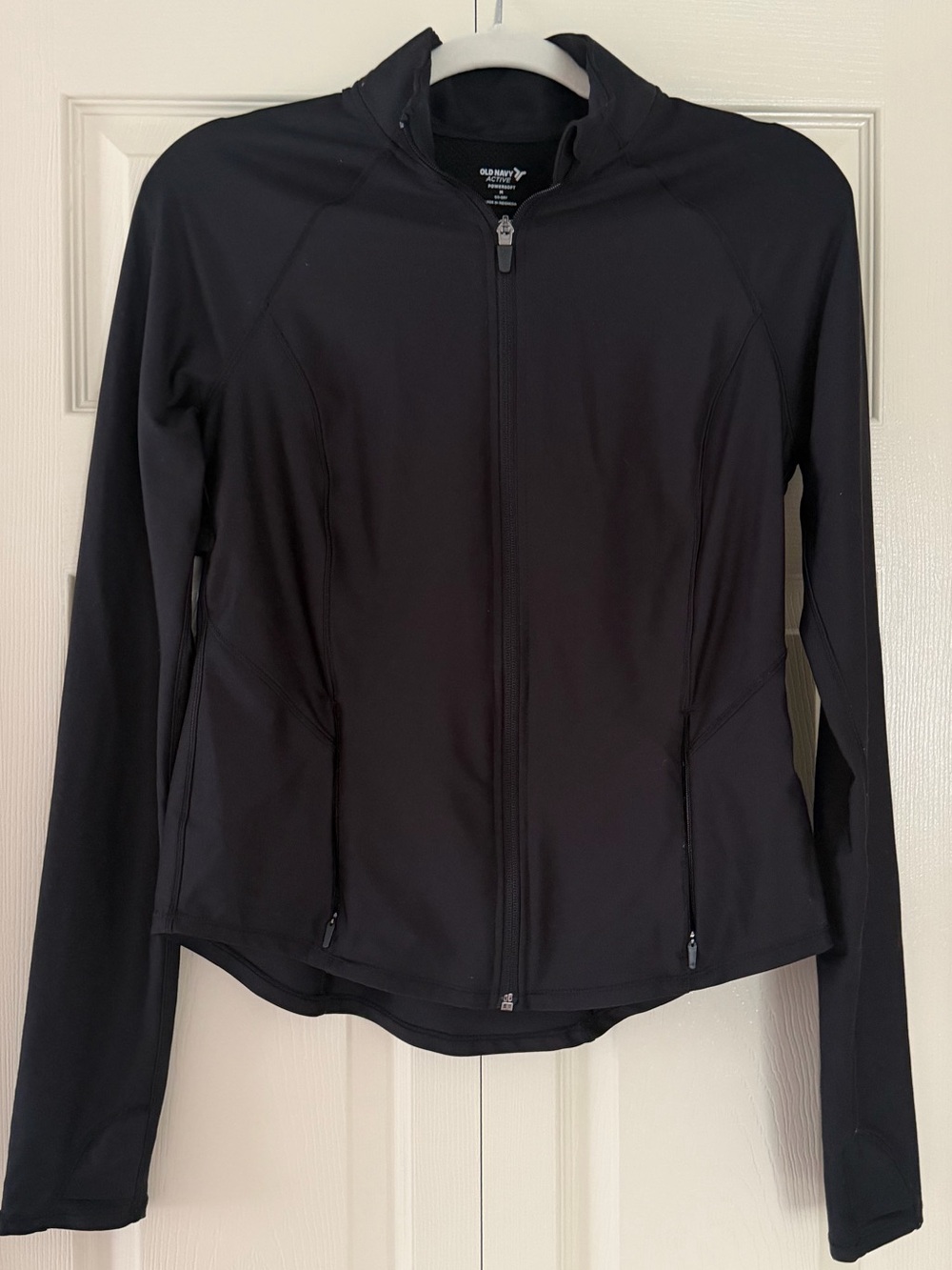 Old Navy Black Zip-Up Active Jacket